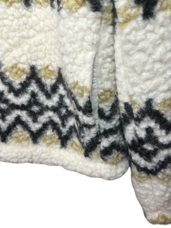 J. Crew Jacquard-print Sherpa half-zip fleece pullover Size Small Style CF278 - Picture 3 of 12
